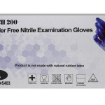 Emerald Nitrile Examination Gloves- Purple