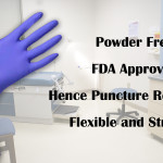 Emerald Nitrile Examination Gloves- Purple