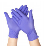 Emerald Nitrile Examination Gloves- Purple