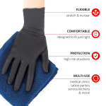 Black Nitrile Examination Gloves- FDA Approved